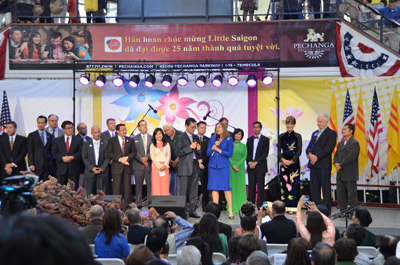Hàng ngàn người dự lễ hội mừng Little Saigon 25 năm thành lập